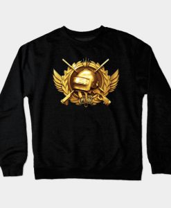 pubg golden logo Crewneck Sweatshirt