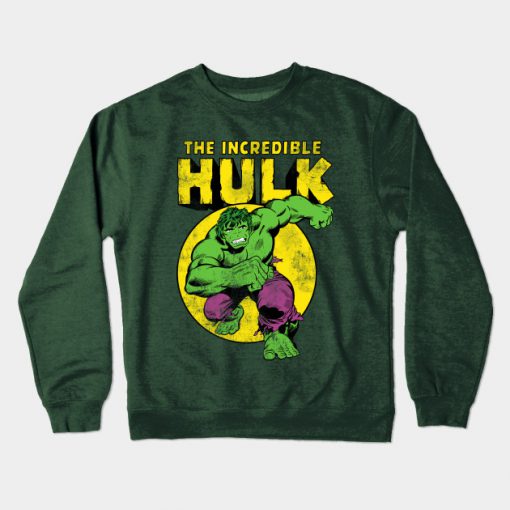 vintage the green hulk Crewneck Sweatshirt