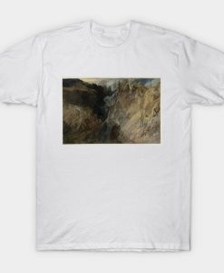 A Ravine in the Pass of St Gotthard T-Shirt