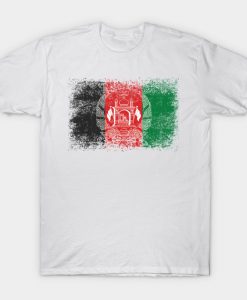 Afghanistan Distressed Flag Vintage T-Shirt