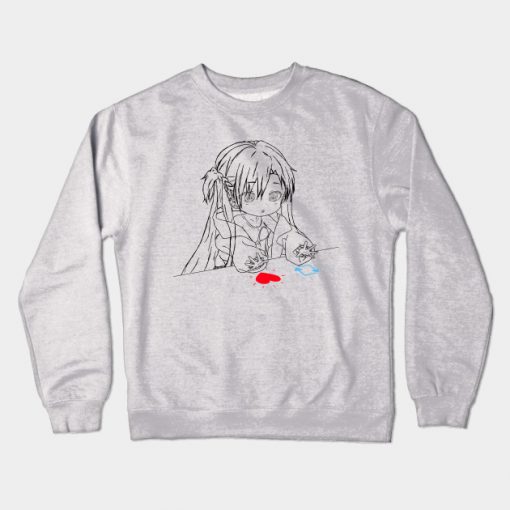 Asuna bongo cat- Sword Art Online Crewneck Sweatshirt