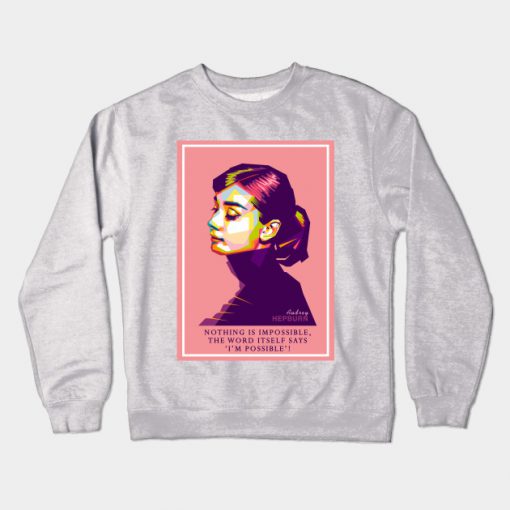 Audrey Hepburn Crewneck SweatshirtAudrey Hepburn Crewneck Sweatshirt