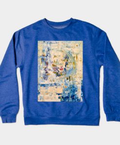 Blue waves of a day Crewneck Sweatshirt