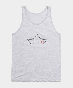 Boat Paper Ship Infinity Tank Top