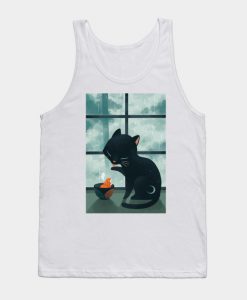 Cat and Rain Tank Top