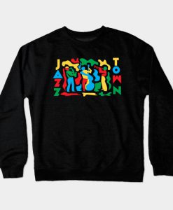 Colorful Jazz Band Fiesta Crewneck Sweatshirt