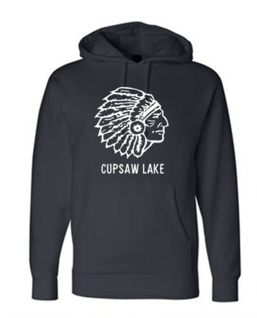 Cupsaw Lake Indian pullover hoodie