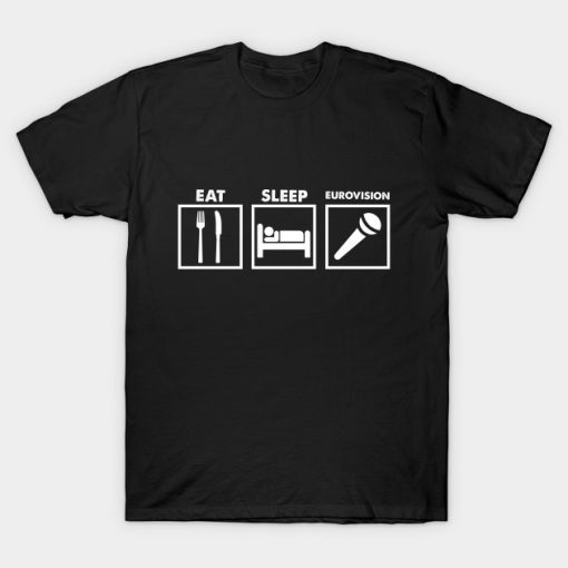 Eat Sleep Eurovision T-Shirt