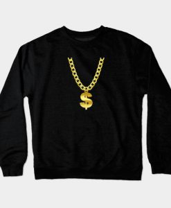 Gold necklace Crewneck Sweatshirt