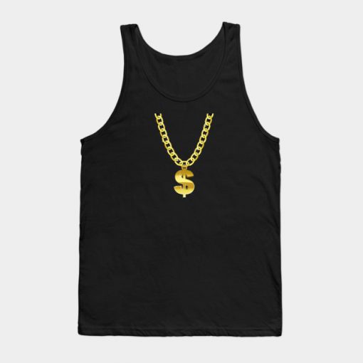 Gold necklace Tank Top