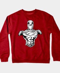 Iron Man - Modular Black White Crewneck Sweatshirt