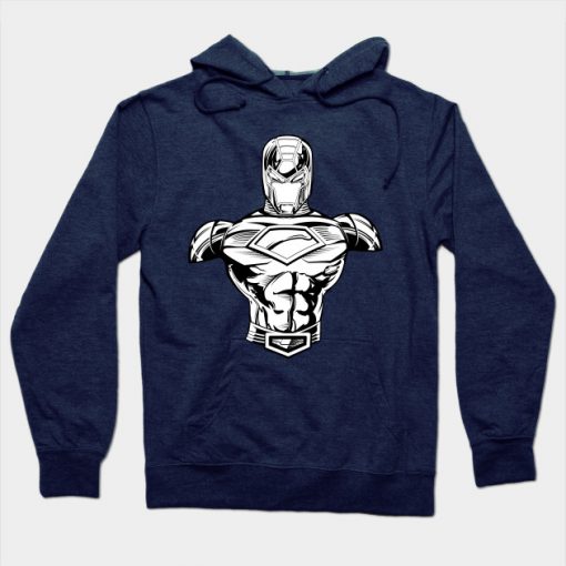 Iron Man - Modular Black White Hoodie