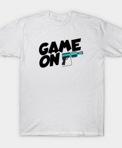 Lasertag game on T-Shirt