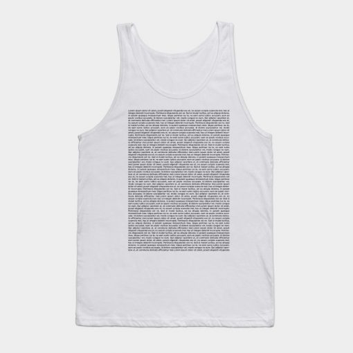 Long Fake Article Tank Top