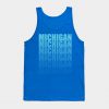 Michigan Gradient in Teal Tank Top