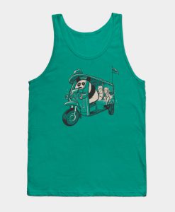 Panda Tuk Tuk with vacationers Tank Top