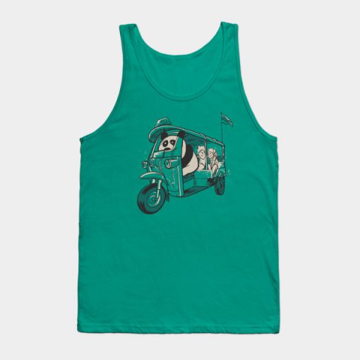 Panda Tuk Tuk with vacationers Tank Top