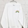 Pastel Rainbow Embroidered Sweatshirt