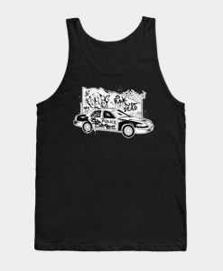 Police graffiti punk Tank Top