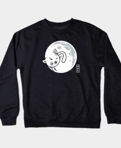 Purrfect Moon Crewneck Sweatshirt