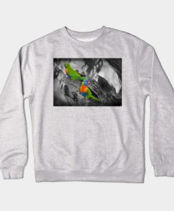 Rainbow Lorikeet Crewneck Sweatshirt