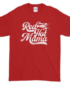 Red Hot Mama Distressed Graphic Short-Sleeve T-Shirt