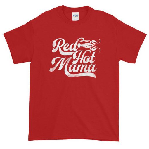 Red Hot Mama Distressed Graphic Short-Sleeve T-Shirt