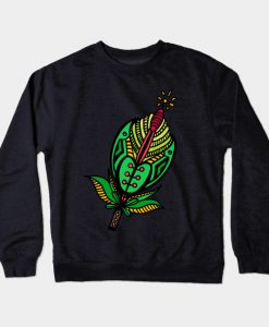 Retro Flower Crewneck Sweatshirt