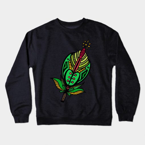 Retro Flower Crewneck Sweatshirt