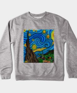 Starry night Crewneck Sweatshirt