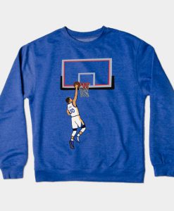 Steph Curry Misses The Dunk - NBA Golden State Warriors Crewneck Sweatshirt