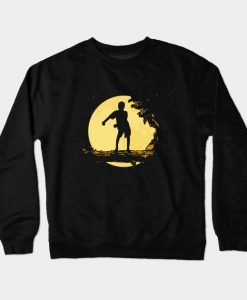 Sunset Flossing Silhouette Crewneck Sweatshirt