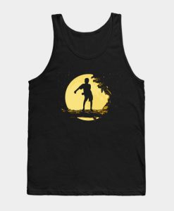 Sunset Flossing Silhouette Tank Top