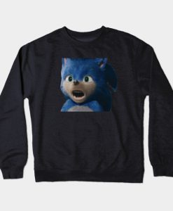 Surprised Sonic Crewneck Sweatshirt