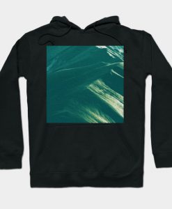 Teal Mountains Oil Effects 2 Hoodie
