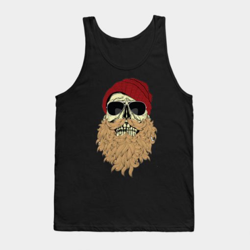 The Skull Head of Beard Tank Top