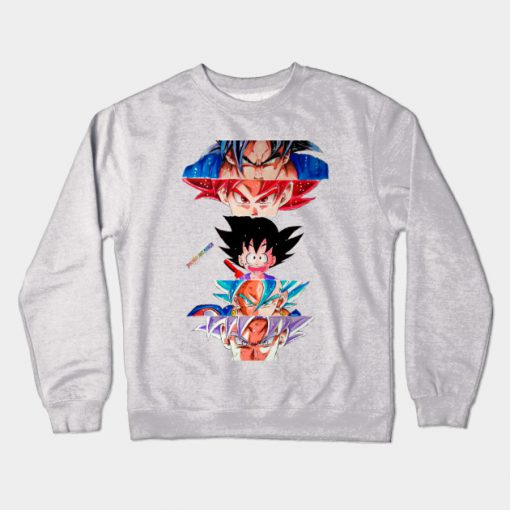 goku the legendary kid Crewneck Sweatshirt