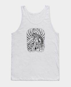 king of monster japanese tattoo Tank Top