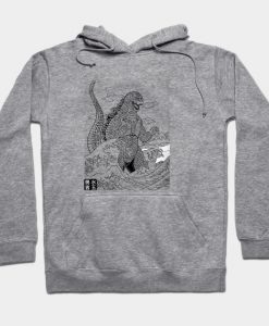 king off monsters from kanagawa Hoodie