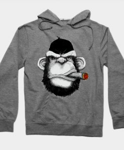smoking gorilla Hoodie