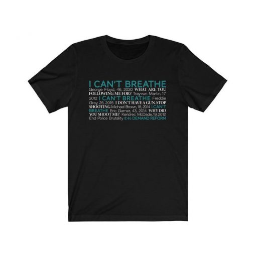 I Cant Breathe shirt