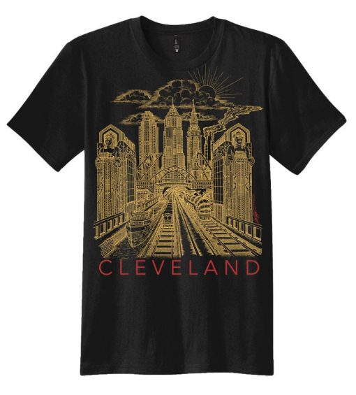 Cleveland Guardians Black T-Shirt