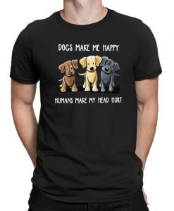 Drink Coffee Pet Dogs Be Happy TShirt