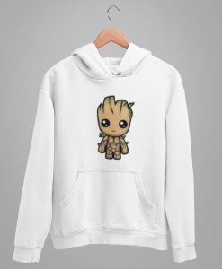 Cute Adorable Funny Chibi Baby Groot Hoodie