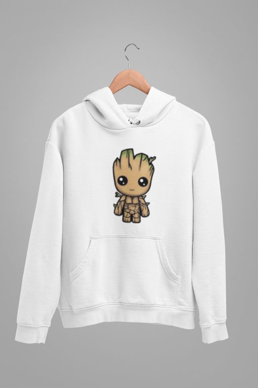 Cute Adorable Funny Chibi Baby Groot Hoodie