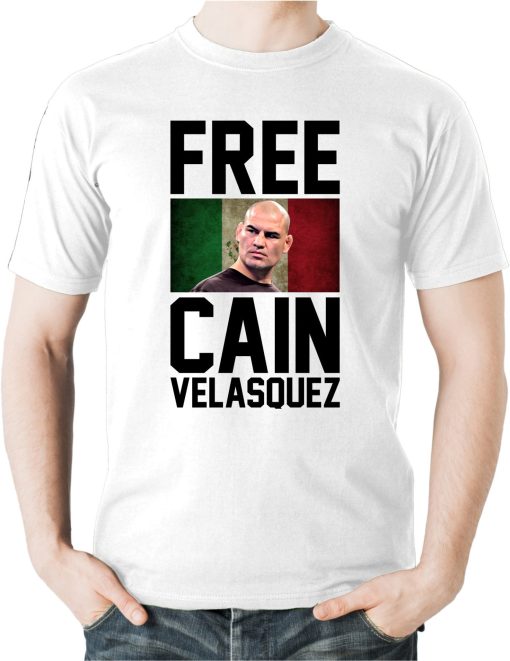 Free Cain Velasquez T-Shirt MMA WWE I Stand With Chicano UFC