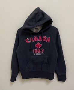 Canada Hoodie Very Big Logo Pullover Marshlands Sweaters Canada Hoodie