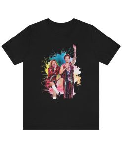 Paint Splatter Shania Twain and Harry Styles Coachella Shirt 