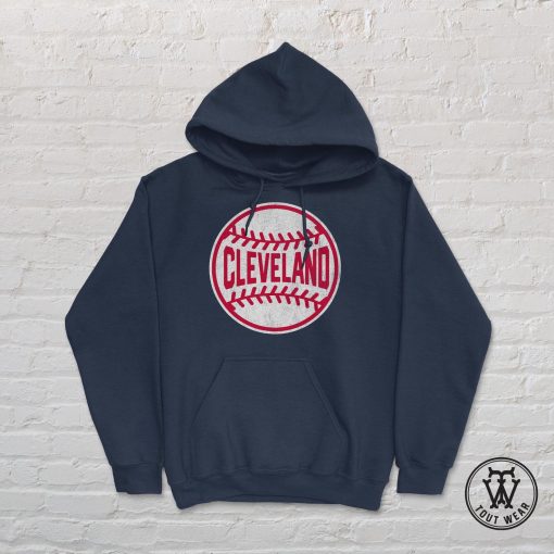 Vintage Cleveland Baseball Stitches Hoodie