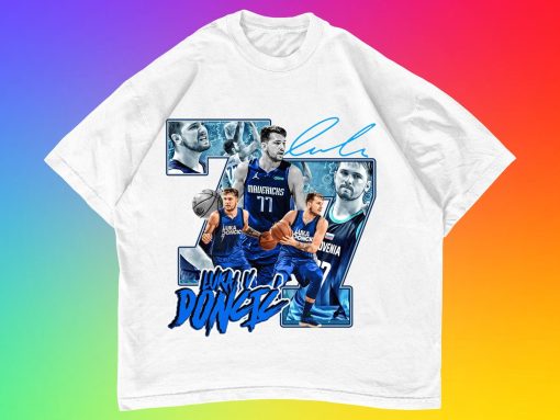 Luka Doncic #77 Dallas Mavericks NBA T-shirt